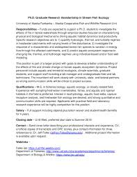 Job Opportunities Ph D Graduate Research Assistantship And