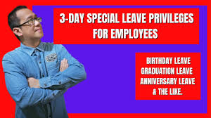 3 day special leave privileges for
