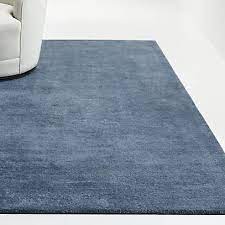 baxter blue wool area rug 10 x14