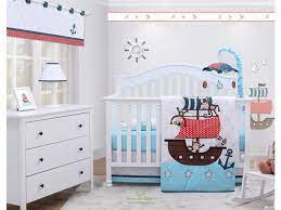 blue baby boy nursery crib bedding sets