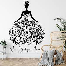 Fashion Couture Boutique Wall Decal