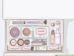 organize your makeup drawers
