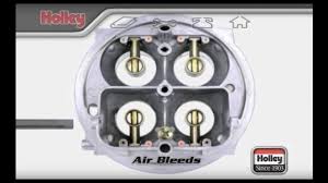 Holley Air Bleed System