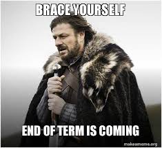 Image result for End of term memes