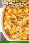 cheesy sausage tater tots   topped casserole