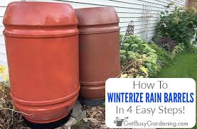 How To Winterize A Rain Barrel In 4