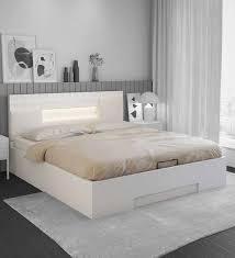 Theia Queen Size Bed In White