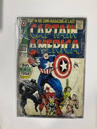 Captain America 100 Cover Wood Wall Art