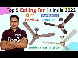 best ceiling fan 2022 in india