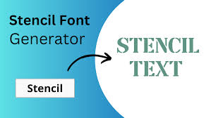 stencil font generator free text