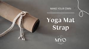 how to make a macramé yoga mat strap