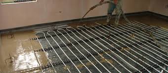 heat from the screed without screech