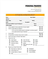 Air Force Lesson Plan Template Personal Training Assessment Fitness