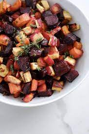 honey roasted beets carrots and parsnips