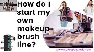 how to start your own makeup brush line