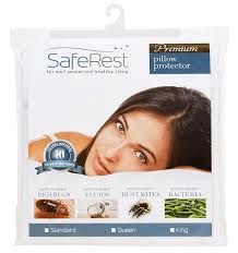zippered bed bug proof pillow protector