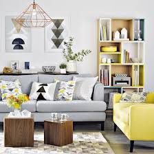 41 Stylish Grey And Yellow Living Room