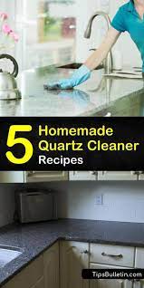 While i technically have quartz counters in my kitchen, i've found this granite cleaner to be just as effective on them. 5 Simple Homemade Quartz Cleaner Recipes