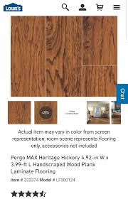 pergo max herie hickory in