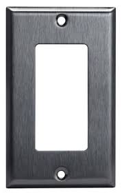 1 Gang Decorator Wall Plate Stainless
