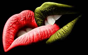 lips kiss close up wallpapers