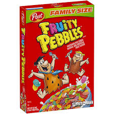 post fruity pebbles cereal family size