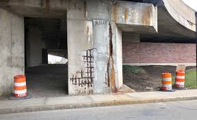 how to repair concrete columns with