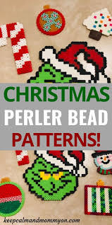 7 christmas perler beads keep calm