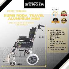 jual byrgir kursi roda lipat traveling