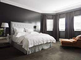 Dark Gray Bedroom Contemporary