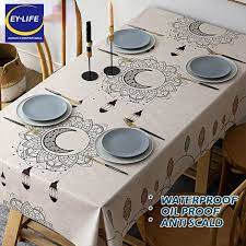 6 8 Seater Rectangle Tablecloth