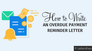 overdue payment reminder letter