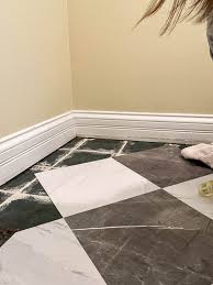 how to install l stick floor tile