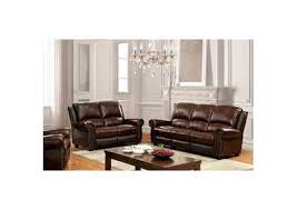 turton brown leather sofa and loveseat