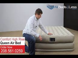 intex air mattress queen size high rise
