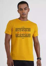 be the best yellow cotton short sleeve essential t shirt