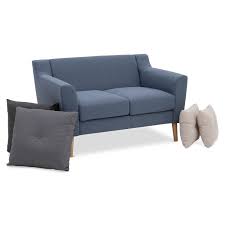 alcide 2 seater sofa navy furniture