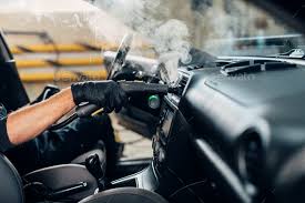 carwash removing dust and dirt with
