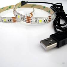 5050 5v 72w 300leds 16 4ft Roll Ip65 Waterproof Strip Led Lighting With Usb Cable Derun Led