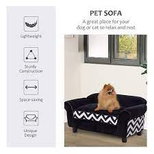 Pawhut Dog Sofa Cat Couch Bed For Xs