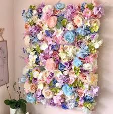 3d Luxury Pastel Flower Wall Custom 3d