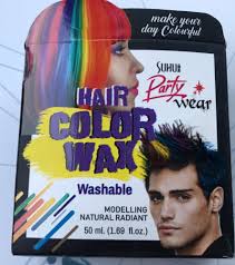 suhu party wear hair color wax washable