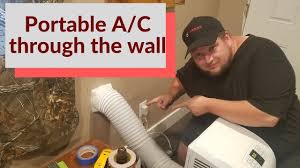 vent your floor portable ac through the