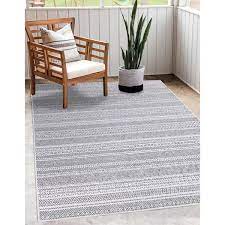home decorators collection rhapsody gray 8 ft x 10 ft indoor outdoor area rug