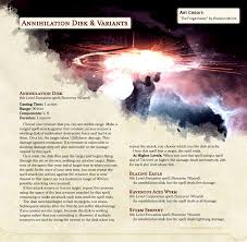 Dragon ball zドラゴンボールｚゼットdoragon bōru zetto. Annihilation Disk Dnd Unleashed A Homebrew Expansion For 5th Edition Dungeons And Dragons
