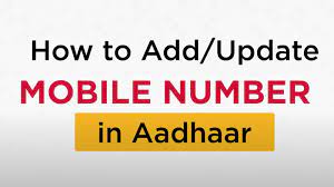 link aadhaar with mobile number in five