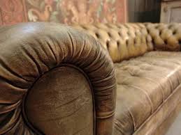 Aged Vintage Leather Sofas Chairs