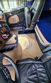 eco leather floor mats scania r s g