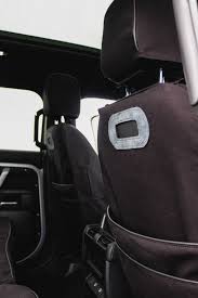 New Defender L663 Black Canvas Seat