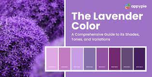 Lavender Color Shades Tones